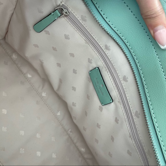 KATE SPADE GERALDINE PATTERSON DRIVE SPRINGMEDW GREEN/MINT HANDBAG - Picture 4 of 11